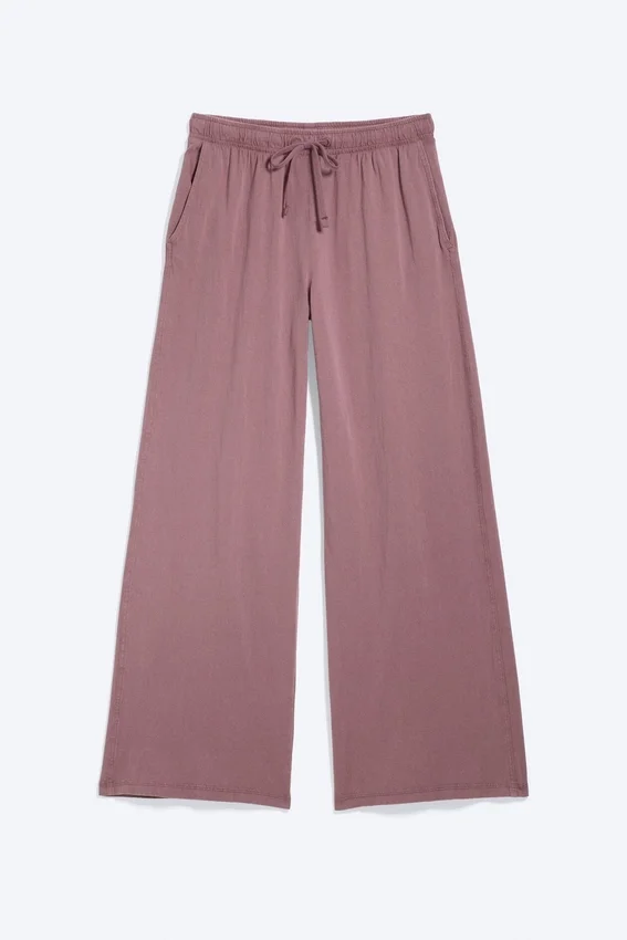 Relaxed Pyjama Trousers – Dusty Lilac Relaxed Pyjama Trousers – Dusty Lilac