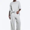 Relaxed Pyjama Trousers – Light Dusty Grey Relaxed Pyjama Trousers – Light Dusty Grey