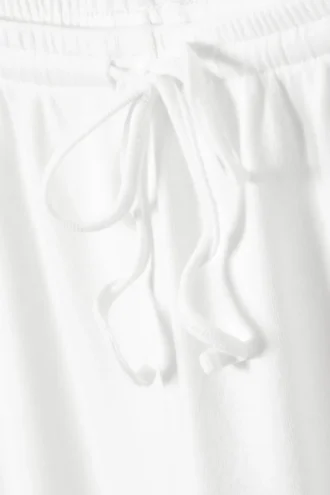 Relaxed Pyjama Trousers – White