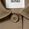 Relaxed Single-Breasted Car Coat – Dusty Mole Relaxed Single-Breasted Car Coat – Dusty Mole
