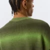 Relaxed Space-Dyed Knitted Cotton Sweater – Green Space-Dye Relaxed Space-Dyed Knitted Cotton Sweater – Green Space-Dye