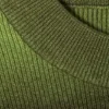 Relaxed Space-Dyed Knitted Cotton Sweater – Green Space-Dye Relaxed Space-Dyed Knitted Cotton Sweater – Green Space-Dye
