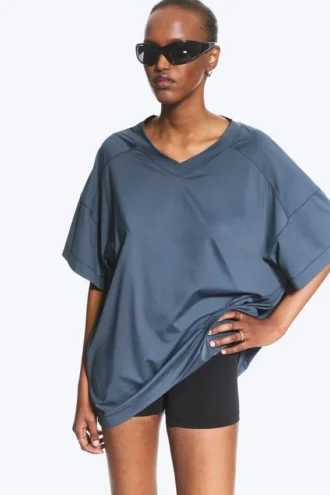Relaxed Sports T-Shirt – Dark Blue