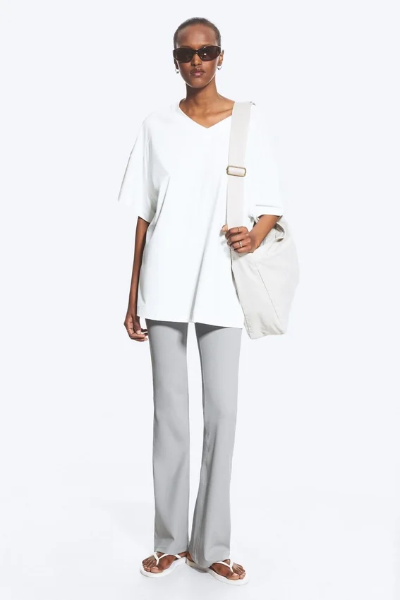 Relaxed Sports T-Shirt – Off-White Relaxed Sports T-Shirt – Off-White