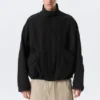Relaxed Sporty Utility Jacket – Black Relaxed Sporty Utility Jacket – Black