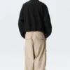 Relaxed Sporty Utility Jacket – Black Relaxed Sporty Utility Jacket – Black