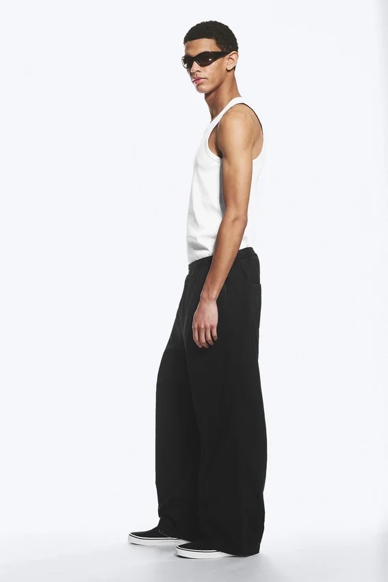 Relaxed Straight Joggers – Black Relaxed Straight Joggers – Black