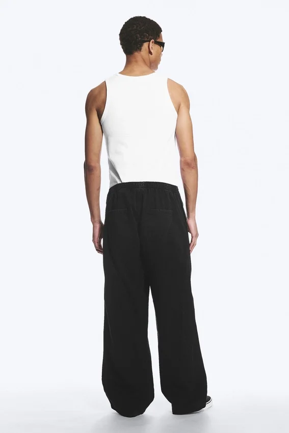 Relaxed Straight Joggers – Black Relaxed Straight Joggers – Black