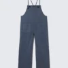 Relaxed Straight Leg Dungarees – Blue Relaxed Straight Leg Dungarees – Blue