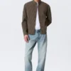 Relaxed Striped Button-Down Shirt – Striped Brown Relaxed Striped Button-Down Shirt – Striped Brown
