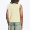 Relaxed Structured Knitted Vest – Off-White Relaxed Structured Knitted Vest – Off-White