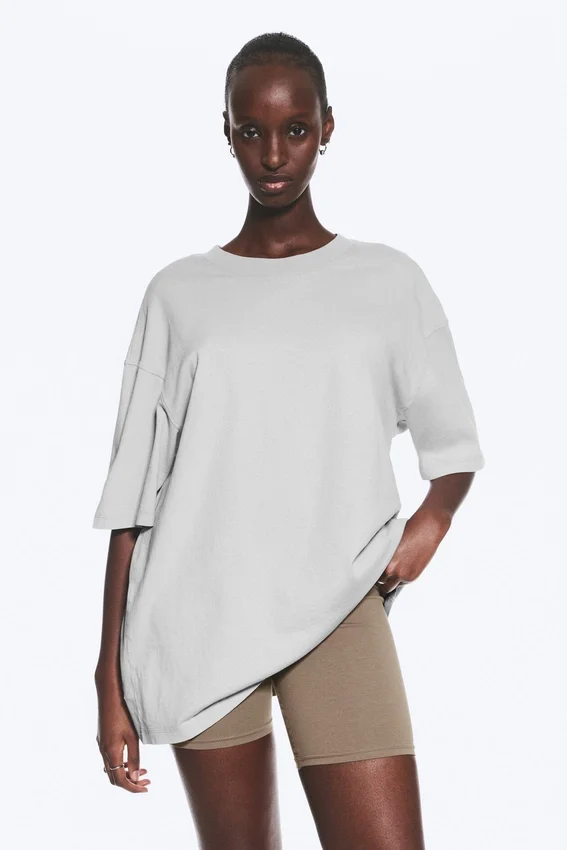 Relaxed T-Shirt – Dust Light Grey Relaxed T-Shirt – Dust Light Grey