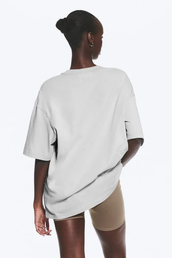 Relaxed T-Shirt – Dust Light Grey Relaxed T-Shirt – Dust Light Grey
