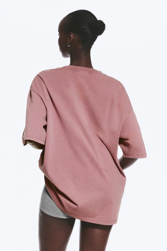 Relaxed T-Shirt – Medium Dusty Lilac Relaxed T-Shirt – Medium Dusty Lilac