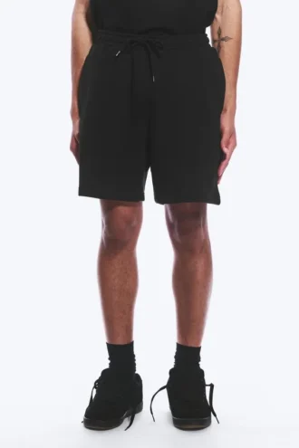 Relaxed Terry Shorts – Black