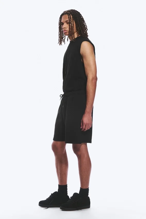 Relaxed Terry Shorts – Black Relaxed Terry Shorts – Black
