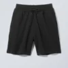 Relaxed Terry Shorts – Black Relaxed Terry Shorts – Black