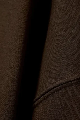 Relaxed Terry Sweatshirt – Dark Brown