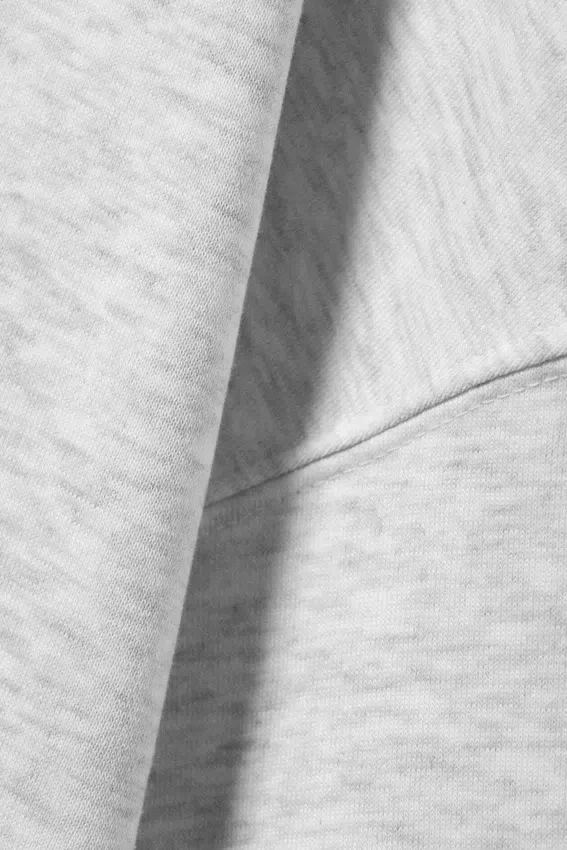 Relaxed Terry Sweatshirt – Grey Melange Relaxed Terry Sweatshirt – Grey Melange