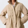 Relaxed Utility Jacket – Beige Relaxed Utility Jacket – Beige