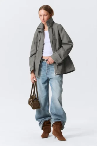 Relaxed Utility Jacket – Grey