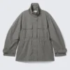 Relaxed Utility Jacket – Grey Relaxed Utility Jacket – Grey