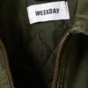 Relaxed Washed Utility Jacket – Dark Khaki Green Relaxed Washed Utility Jacket – Dark Khaki Green