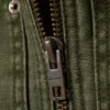 Relaxed Washed Utility Jacket – Dark Khaki Green Relaxed Washed Utility Jacket – Dark Khaki Green