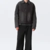 Relaxed Washed Utility Jacket – Washed Black Relaxed Washed Utility Jacket – Washed Black
