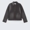 Relaxed Washed Utility Jacket – Washed Black Relaxed Washed Utility Jacket – Washed Black