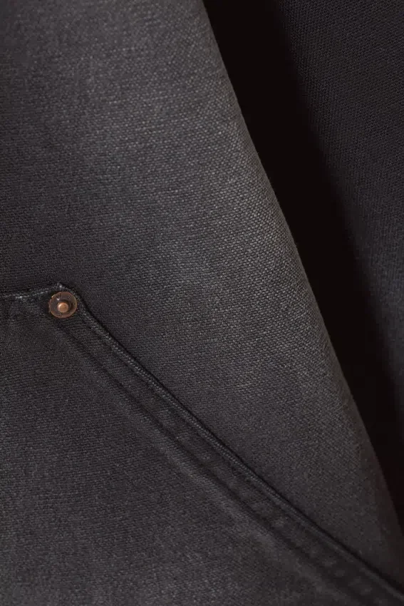 Relaxed Washed Utility Jacket – Washed Black Relaxed Washed Utility Jacket – Washed Black
