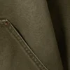 Relaxed Washed Utility Jacket – Washed Khaki Green Relaxed Washed Utility Jacket – Washed Khaki Green