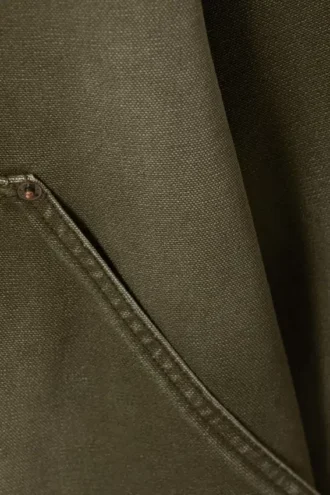 Relaxed Washed Utility Jacket – Washed Khaki Green Relaxed Washed Utility Jacket – Washed Khaki Green