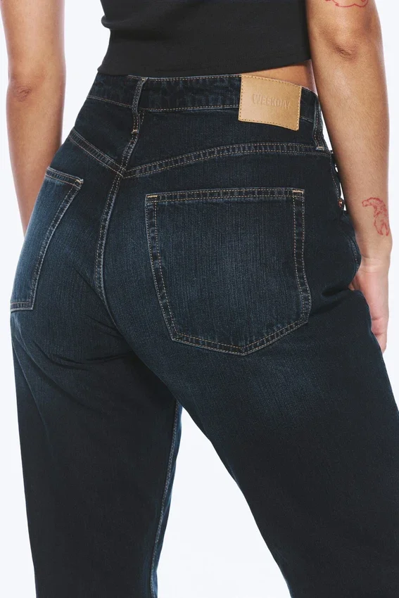 Resolute Curve High Waisted Regular Straight Jeans – Angel Blue – Dark Blue Resolute Curve High Waisted Regular Straight Jeans – Angel Blue – Dark Blue