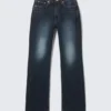 Resolute Curve High Waisted Regular Straight Jeans – Angel Blue – Dark Blue Resolute Curve High Waisted Regular Straight Jeans – Angel Blue – Dark Blue