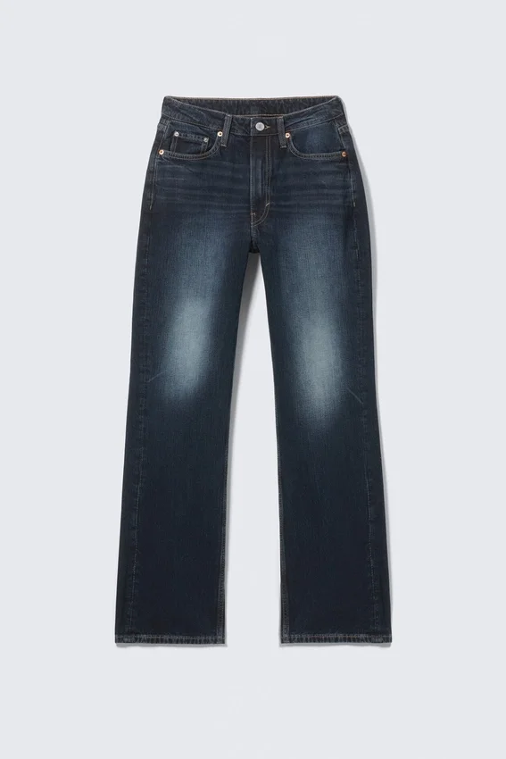 Resolute Curve High Waisted Regular Straight Jeans – Angel Blue – Dark Blue Resolute Curve High Waisted Regular Straight Jeans – Angel Blue – Dark Blue