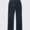 Resolute Curve High Waisted Regular Straight Jeans – Blue Rinse – Dark Blue Resolute Curve High Waisted Regular Straight Jeans – Blue Rinse – Dark Blue