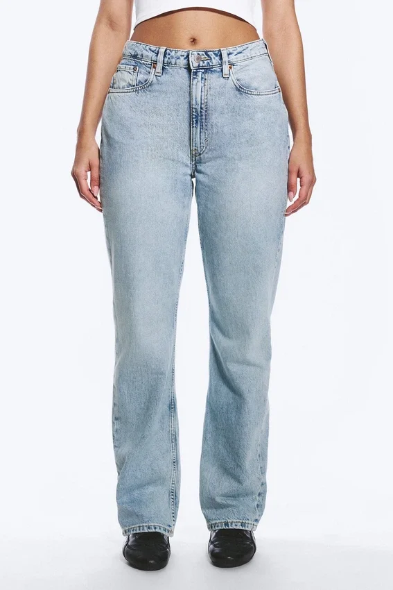 Resolute Curve High Waisted Regular Straight Jeans – Dream Blue – Light Blue Resolute Curve High Waisted Regular Straight Jeans – Dream Blue – Light Blue
