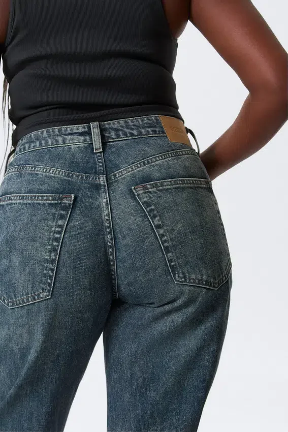 Resolute Curve High Waisted Regular Straight Jeans – Second Blue – Medium Blue Resolute Curve High Waisted Regular Straight Jeans – Second Blue – Medium Blue