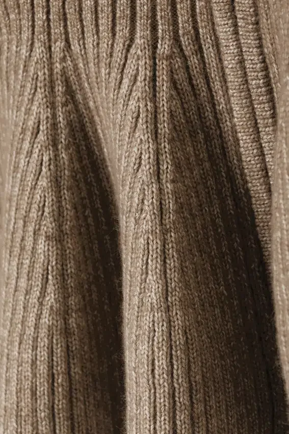 Rib Knit Peplum Zip Sweater – Dusty Mole Rib Knit Peplum Zip Sweater – Dusty Mole