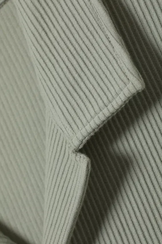 Rib Relaxed Resort Shirt – Sage Rib Relaxed Resort Shirt – Sage