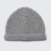 Ribbed Beanie – Grey Melange Ribbed Beanie – Grey Melange