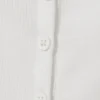 Ribbed Bodysuit – White