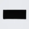 Ribbed Double-Layered Headband – Black Ribbed Double-Layered Headband – Black