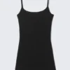 Ribbed Fitted Jumpsuit – Black