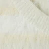 Ribbed Fluffy Vest – White Ribbed Fluffy Vest – White