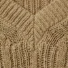 Ribbed Knitted V-Neck Vest – Beige Ribbed Knitted V-Neck Vest – Beige
