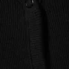 Ribbed Long-Sleeved Pyjama Cardigan – Black Ribbed Long-Sleeved Pyjama Cardigan – Black