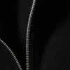 Ribbed Mock Neck Zip Top – Black Ribbed Mock Neck Zip Top – Black