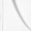 Ribbed Scoop Neck Tank Top – White Ribbed Scoop Neck Tank Top – White